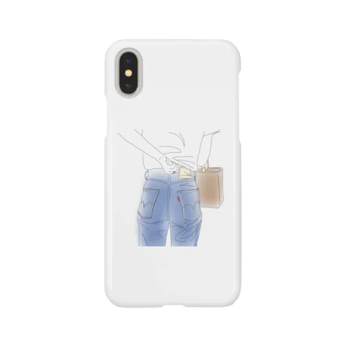 デニム女子 iPhone Smartphone Case