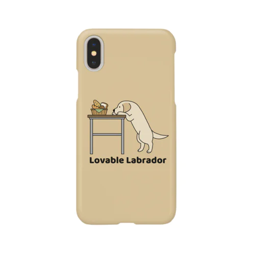 lovable labradorイエロー（イエロー） iPhone Smartphone Case