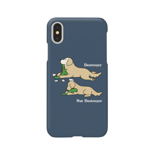 デストロイヤー（ネイビー） iPhone Smartphone Case
