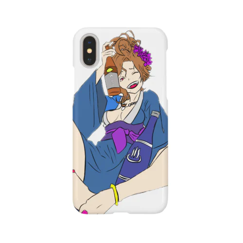 呑んだくれ iPhone Smartphone Case