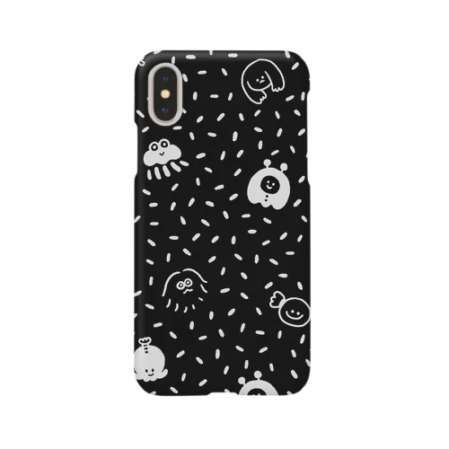 宇宙人_黒 iPhone Smartphone Case