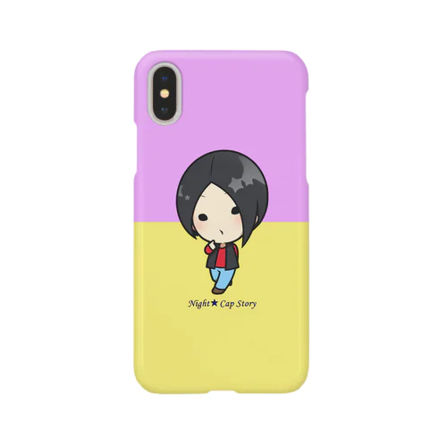 ヨルモノスマホケース・くーちゃん iPhone Smartphone Case