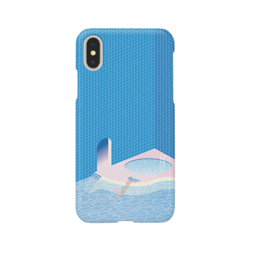 プラスチック・プールサイド iPhone Smartphone Case