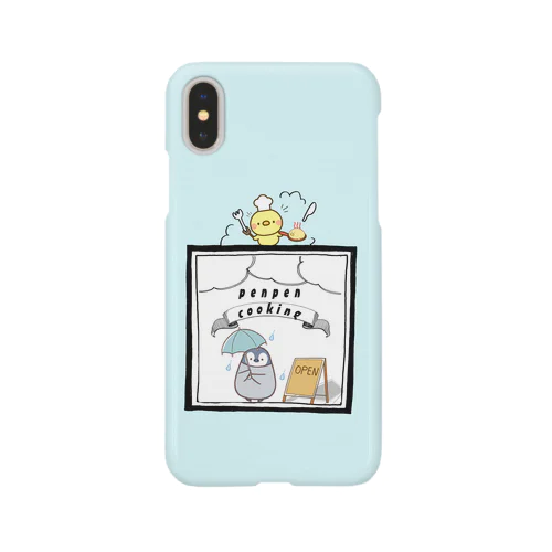 ペンペンクッキング ブルー スマホケース iPhone Smartphone Case