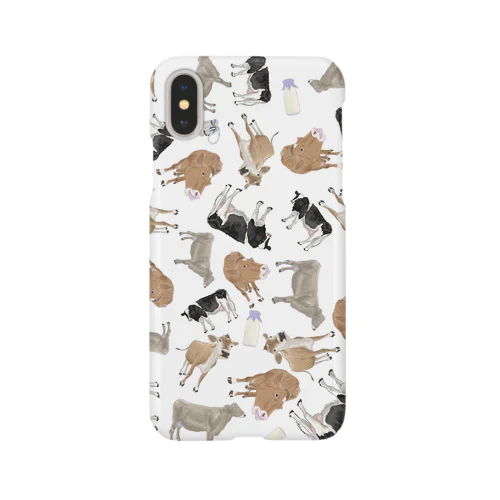 乳牛🐄いっぱい iPhone Smartphone Case