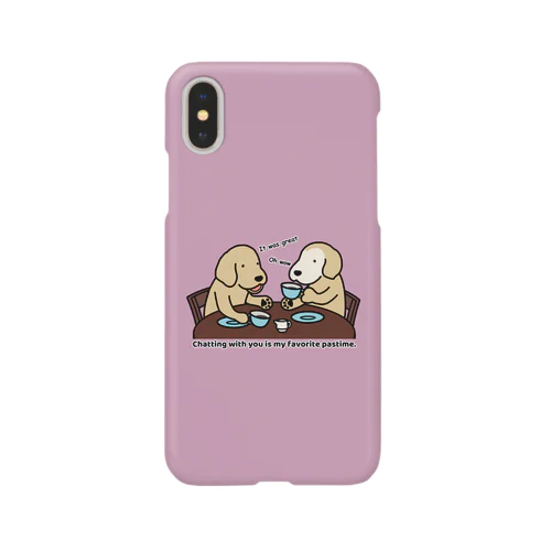 くつろぎタイム（ピンク） iPhone Smartphone Case