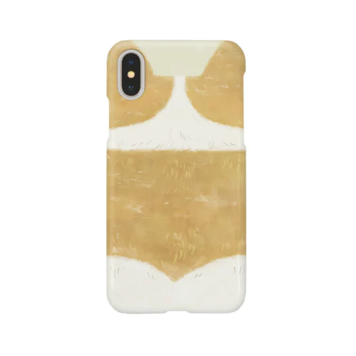 コーギーの後ろ姿（もじ無しver.） [フォーン] iPhone Smartphone Case