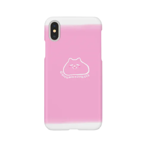 猫とピンク好き集まれ iPhone Smartphone Case