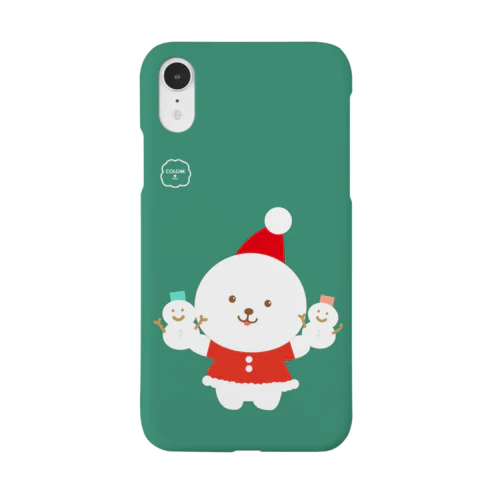 クリスマス【ふぅふぅ犬】ビションフリーゼ！！ iPhone Smartphone Case