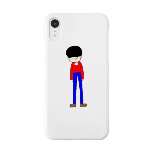 おかっぱくんホワイト iPhone Smartphone Case