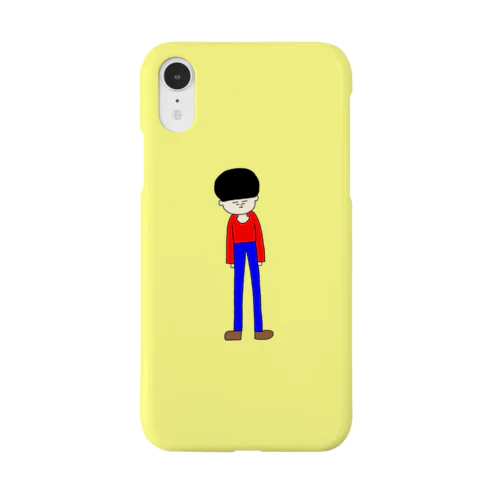 おかっぱくんイエロー iPhone Smartphone Case