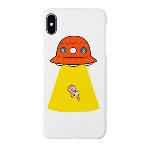 赤ちゃんとUFO iPhone Smartphone Case