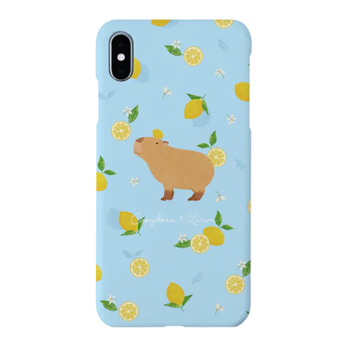 カピバラレモン iPhone Smartphone Case