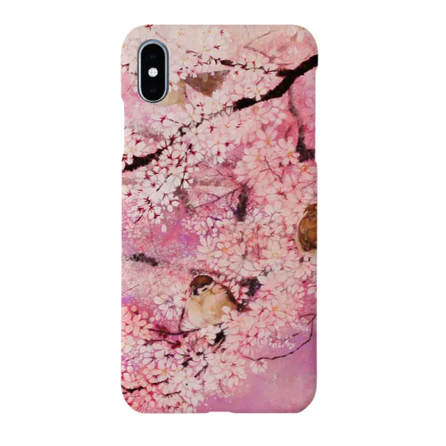 桜の舞曲② iPhone Smartphone Case