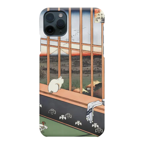 歌川広重・浅草田甫酉の町詣 / 名所江戸百景 iPhone Smartphone Case