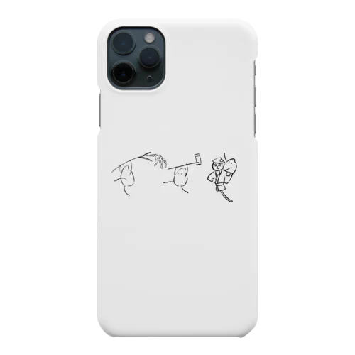 みんなで米騒動 iPhone Smartphone Case