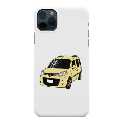 フレンチなクルマ（ペールイエロー） iPhone Smartphone Case