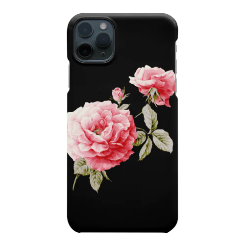 薔薇/Rose black✖️pink iPhone Smartphone Case