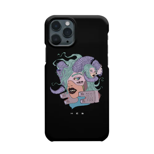nightmare ハードタイプ 黒ver. iPhone Smartphone Case