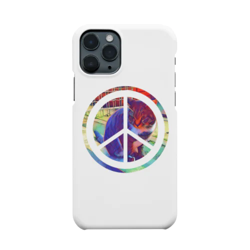 PEACE CAT iPhone Smartphone Case