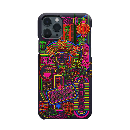 アジアンネオンA iPhone Smartphone Case