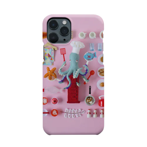 Playful Cooking（料理好きのタコ） iPhone Smartphone Case