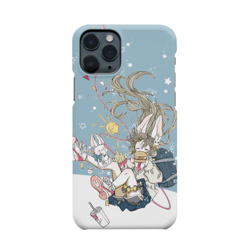 月見スマホケース iPhone Smartphone Case