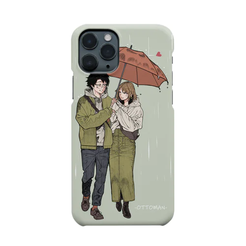 あいあい傘 iPhone Smartphone Case