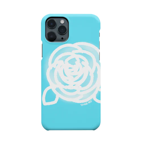 青い薔薇　 iPhone Smartphone Case