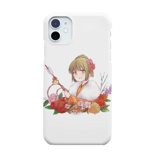 着物美人　『冬』　スマホケース iPhone Smartphone Case