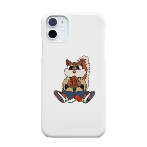 リス×どんぐり iPhone Smartphone Case