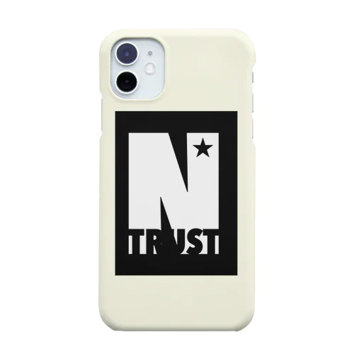 N☆TRUSTスマホケース（クリーム） iPhone Smartphone Case