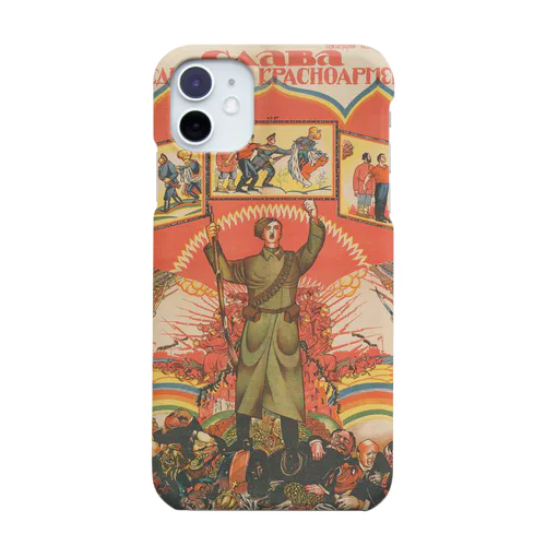 ロシア革命プロパガンダ iPhone Smartphone Case