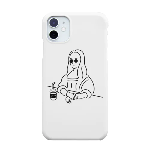 モナリザ イラスト iPhone Smartphone Case