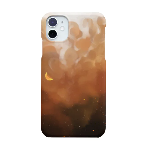 夜空とアイスコーヒー iPhone Smartphone Case