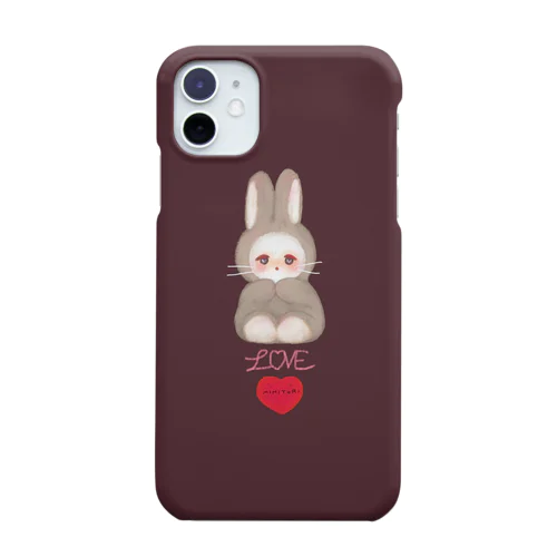 夢うさ iPhone Smartphone Case