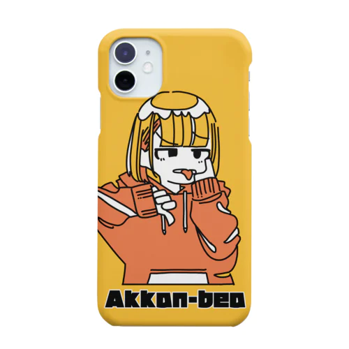 あっかんべー女子 iPhone Smartphone Case
