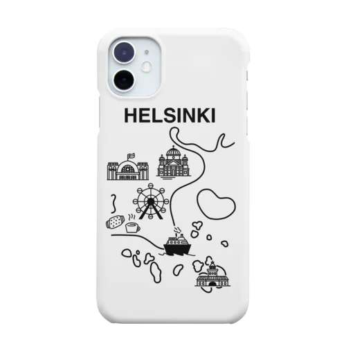 私のヘルシンキマップ iPhone Smartphone Case