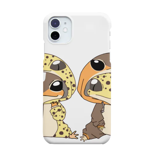着ぐるみレオパ＆ニシアフ iPhone Smartphone Case