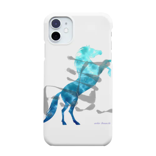 幸運の左馬 iPhone Smartphone Case