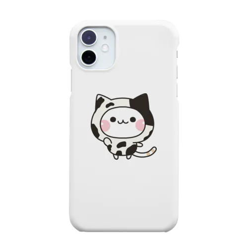 気づかいのできるネコ　牛さんver. iPhone Smartphone Case