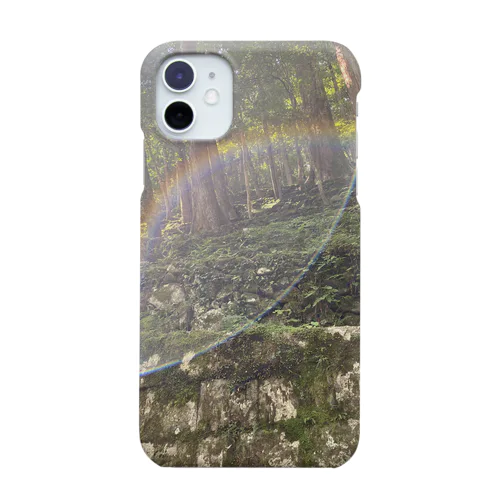 虹と自然 iPhone Smartphone Case