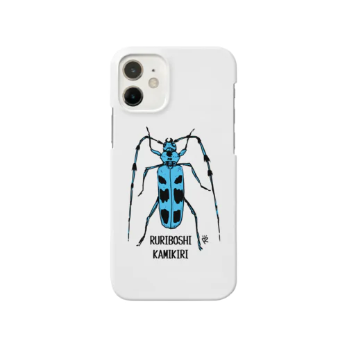 ルリボシカミキリ iPhone Smartphone Case