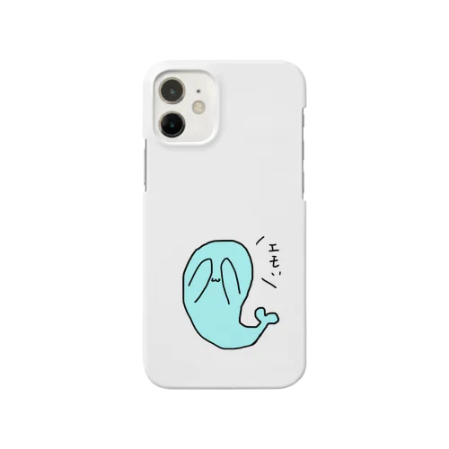 エモさを堪えきれないアザラシ iPhone Smartphone Case