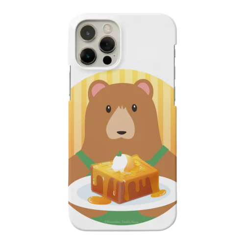 クマ店長のハニートースト iPhone Smartphone Case