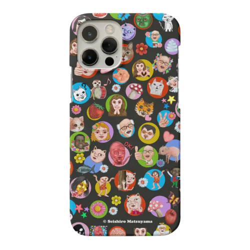 松山征シロースマホケースiphone12対応bl01 iPhone Smartphone Case