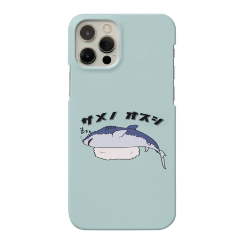 サメのおすし　スマホケース(レトロカラー) iPhone Smartphone Case