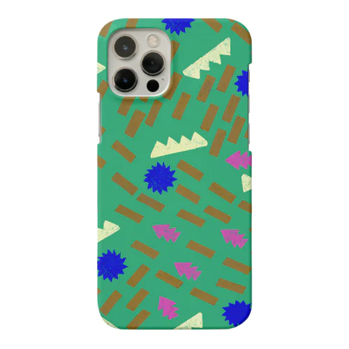 山と森と木と木の実 iPhone Smartphone Case
