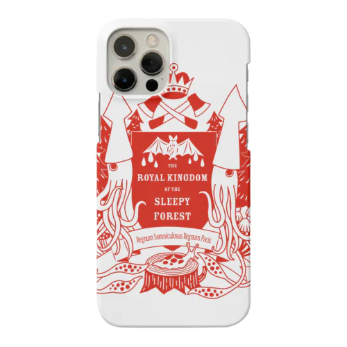 烏賊の紋章（赤） iPhone Smartphone Case