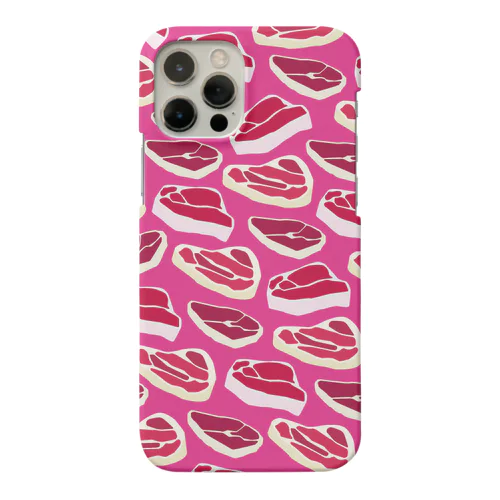 生肉(ショッキングピンク) iPhone Smartphone Case